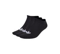 ADIDAS ORIGINALS Calcetines 'Trefoil Liner' negro / blanco 37-38 negro / blanco