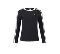 ADIDAS ORIGINALS Camiseta '3 STRIPES LONG SLEEVE (SLIM)' negro / blanco SxTallas normales EUR