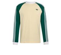 ADIDAS ORIGINALS Camiseta '3-STRIPES LONGSLEEVE' beige / verde / blanco S-MxTallas normales EUR