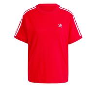 ADIDAS ORIGINALS Camiseta '3-Stripes' rojo vivo / blanco XS-S rojo vivo / blanco