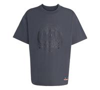 ADIDAS ORIGINALS Camiseta 'Adidas Originals & All Blacks' gris oscuro / negro SxTallas normales gris oscuro / negro