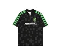 ADIDAS ORIGINALS Camiseta 'Adidas Originals x Minecraft' gris oscuro / lima / negro / blanco 158xTallas normales gris oscuro / lima / negro / blanco