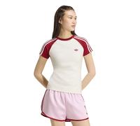 Adidas Originals Camiseta de manga corta SUPERSTAR. Color blanco/rojo