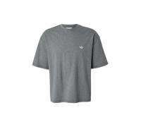 adidas Camiseta TREFOIL ESSENTIALS MELANGE LOOSE CROPPED T-Shirt in Gris EU L