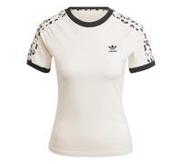 ADIDAS ORIGINALS Camiseta 'Leopard 3-Stripes' beige / negro / offwhite XL-XXL beige / negro / offwhite