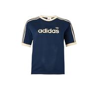 ADIDAS ORIGINALS Camiseta 'Linear' beige claro / azul oscuro SxTallas normales EUR