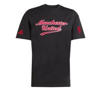 ADIDAS ORIGINALS Camiseta 'Manchester United' granadina / negro / blanco XS granadina / negro / blanco