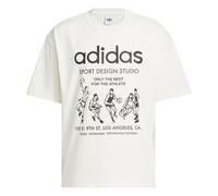 ADIDAS ORIGINALS Camiseta 'Only The Best For The Athlete' negro / blanco XXL EUR