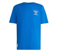 ADIDAS ORIGINALS Camiseta 'Real Madrid Terrace Icons' azul / blanco MxTallas normales azul / blanco