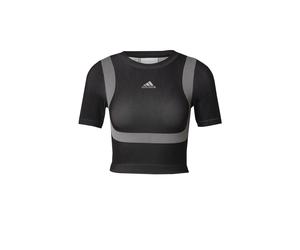 ADIDAS ORIGINALS Camiseta 'SEAMLESS TECHFIT BABY' negro / blanco XL EUR