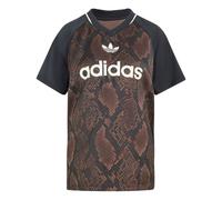 adidas Camiseta SNAKE PRINT SATIN JERSEY in Marrón EU L