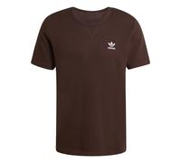 ADIDAS ORIGINALS Camiseta 'Trefoil Essentials' marrón oscuro / blanco XSxTallas normales marrón oscuro / blanco