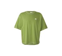 ADIDAS ORIGINALS Camiseta 'Trefoil Essentials' verde hierba / blanco XL verde hierba / blanco