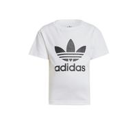 ADIDAS ORIGINALS Camiseta 'Trefoil' negro / blanco 128 negro / blanco