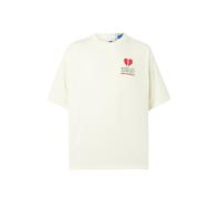 ADIDAS ORIGINALS Camiseta 'V-Day Heart Broken Cat' arena / verde hierba / rojo sangre / blanco XXLxTallas normales arena / verde hierba / rojo sangre / blanco