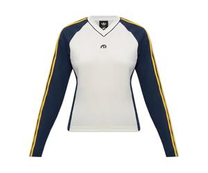 Adidas Originals- Capa Base de Manga Larga- Tops- Mujer- Blanco- M- Capa Base de Manga Larga