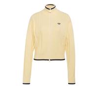 Sudadera con cremallera adidas Originals Cable Knit Firebird para mujer Amarillo XS