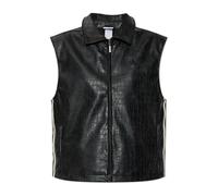 Adidas Originals- Chaleco con efecto cocodrilo- Jackets- Mujer- Negro- XS- Chaleco con efecto cocodrilo