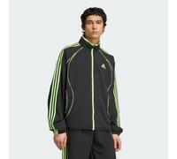 ADIDAS ORIGINALS Chaqueta de entretiempo 'Teamgeist Adicolor Track' lima / negro L lima / negro