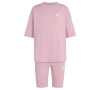 ADIDAS ORIGINALS Conjunto 'CYCLING SHORTS TEE' malva / blanco 104 EUR