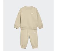 Adidas Originals Conjunto de 2 prendas de felpa. Color beige