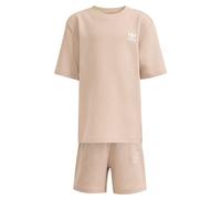 ADIDAS ORIGINALS Conjunto 'Loose Waffle Short T-Shirt' beige claro 116xTallas normales EUR