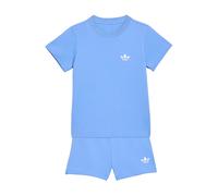 ADIDAS ORIGINALS Conjunto 'SHORT TEE' azul cielo / blanco 68xTallas normales EUR
