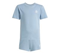 ADIDAS ORIGINALS Conjunto 'Shorts and Tee Set' azul claro / blanco 116 azul claro / blanco
