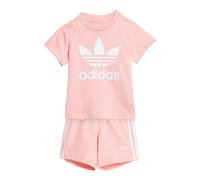 ADIDAS ORIGINALS Conjunto 'Shorts Tee Set' rosa / blanco 80 rosa / blanco