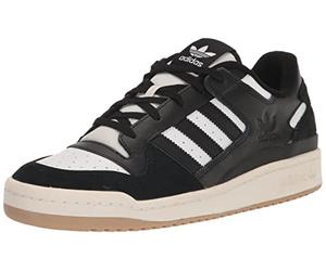 adidas Originals Forum Low Classic para hombre, Negro/Blanco/Crema Blanco, 48 EU