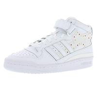 adidas Originals Forum Mid W Womens Shoes Size 8.5, Color: Footwear White/Footwear White/Core Black