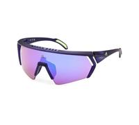 Adidas Sport Hombre Adidas Sport SP0063 92Z Gafas de sol Inyectado Azul opaco Violeta Máscara Reflejado Sombreado