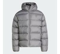 Adidas Originals Hombre Tonal Capucha Chaqueta Acolchada Gris Talla S M L XL XXL