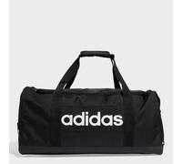adidas Unisex Adulto Essentials Linear Duffel Bag Duffel Bag, Black/Black/White, M