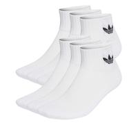 ADIDAS ORIGINALS Calcetines 'Mid Ankle 6 Pairs' negro / blanco 40-42 EUR