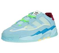 adidas Originals Mens NITEBALL Basketball Style Sneaker Shoe, Lite Blue/White/Maroon, 10.5