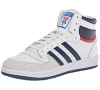 adidas Originals Men's Top Ten Red Bulls Sneaker, White/Supcol/Night Marine, 8