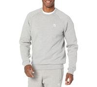 adidas Originals Men's Trefoil Essentials Crew Neck, Medium Grey Heather