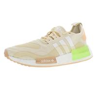 adidas Originals NMD_R1 W Womens Shoes Size 8.5, Color: Wonder White/Cloud White/Signal Green