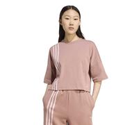 Adidas Originals Off Placed 3 Stripes T-shirt Warm Clay Talla: XXS | Tops Deportivos Outlet | Mujer