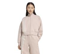 Adidas Originals Off Placed 3 Stripes Zip Up Wonder Taupe Talla: M | Sudaderas con Capucha Outlet | Mujer | Negro