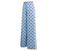 ADIDAS ORIGINALS Pantalón 'SATIN POLKA DOTS WIDE LEG' azul cielo / mora / blanco 34xregular EUR
