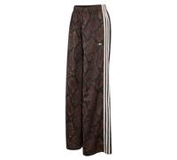 ADIDAS ORIGINALS Pantalón 'SATIN SNAKE PRINT WIDE LEG TRACK' marrón oscuro / negro / blanco 38xregular EUR
