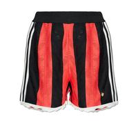Adidas Originals - Pantalones Cortos con Estampado de Rayas - Shorts - Mujer - Rojo - S -