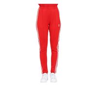 Adidas Originals - Pantalones largos rojos para mujer con 3 rayas - Trousers - Mujer - Rojo - S -