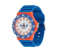 ADIDAS ORIGINALS Reloj analógico 'Discoverer Two' azul / naranja / blanco One Size azul / naranja / blanco