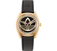 ADIDAS ORIGINALS Reloj analógico oro / negro One Size oro / negro