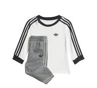 ADIDAS ORIGINALS Ropa para correr 'Denim Long Sleeve Tee Set' gris denim / negro / blanco 80 EUR