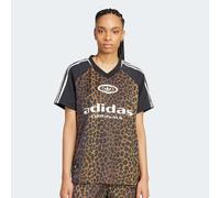 adidas Originals Satin Football Jersey marrón XS