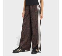 ADIDAS ORIGINALS Pantalón 'SATIN SNAKE PRINT WIDE LEG TRACK' marrón oscuro / negro / blanco 34xregular EUR